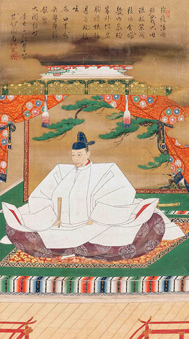 重要文化財《豊臣秀吉像》　慶長3年（1598）賛　京都・高台寺蔵