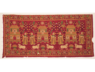 畠中光享コレクション インドに咲く染と織の華