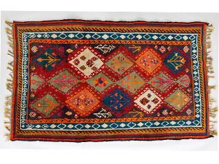 丸山コレクション　西アジア遊牧民の染織　塩袋と伝統のギャッベ展