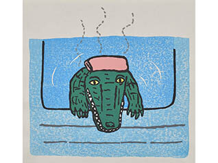 こわい？こわくない？  わにわにの絵本展 －石神井公園生まれのワニのおはなし－