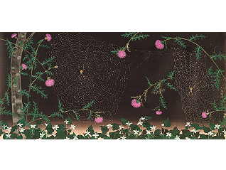 「蜘蛛(くも)の糸」展