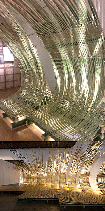 光州,韓国 2013.9 光州デザインビエンナーレのためのインスタレーション 長さ15m,幅4.5m