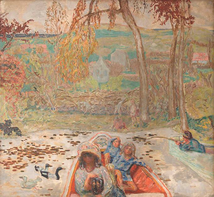 ピエール・ボナール《ボート遊び》1907年　油彩、カンヴァス　278×301cm　オルセー美術館　© Musée d'Orsay, Dist. RMN-Grand Palais / Patrice Schmidt / distributed by AMF
