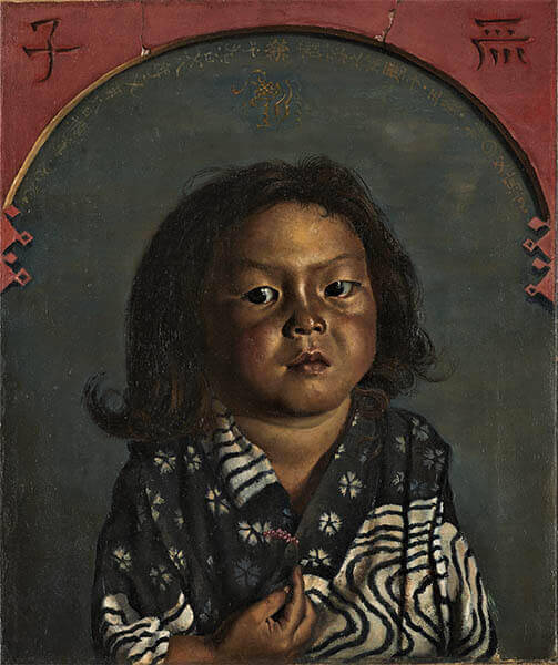 《麗子肖像（麗子五歳之像）》1918年10月8日　東京国立近代美術館