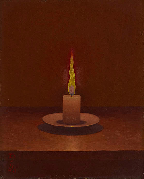 《蠟燭》1948年以降　久留米市美術館