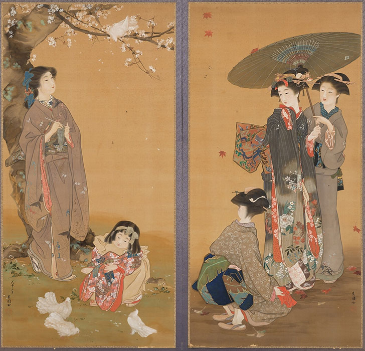 上村松園と美人画の軌跡 福田美術館-10