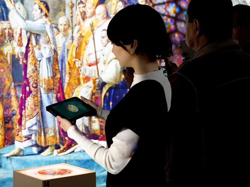 特別展  パリ・ノートルダム大聖堂展　タブレットを手に巡る時空の旅 日本科学未来館-4