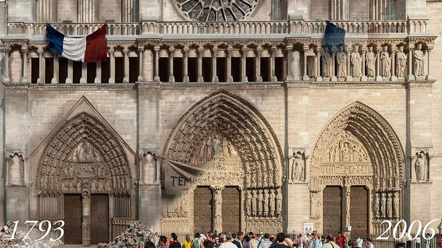特別展  パリ・ノートルダム大聖堂展　タブレットを手に巡る時空の旅 日本科学未来館-6