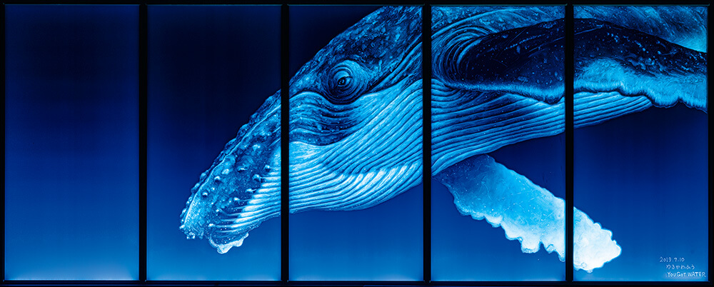 驚異のアート　光の芸術家 ゆるかわふうの世界　宇宙の記憶 ウッドワン美術館-2