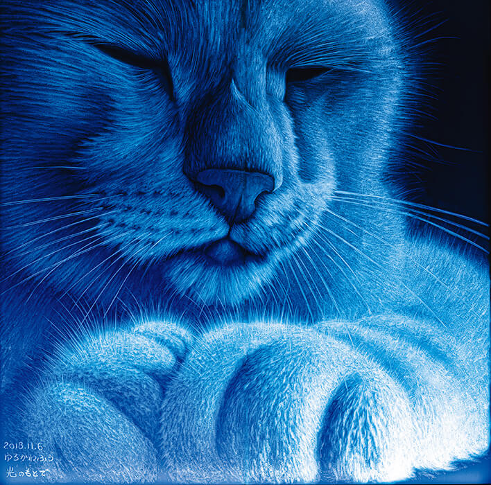 驚異のアート　光の芸術家 ゆるかわふうの世界　宇宙の記憶 ウッドワン美術館-4