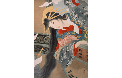 物語の中の女性たち ―清方の芝居絵を中心に― 鎌倉市鏑木清方記念美術館-2