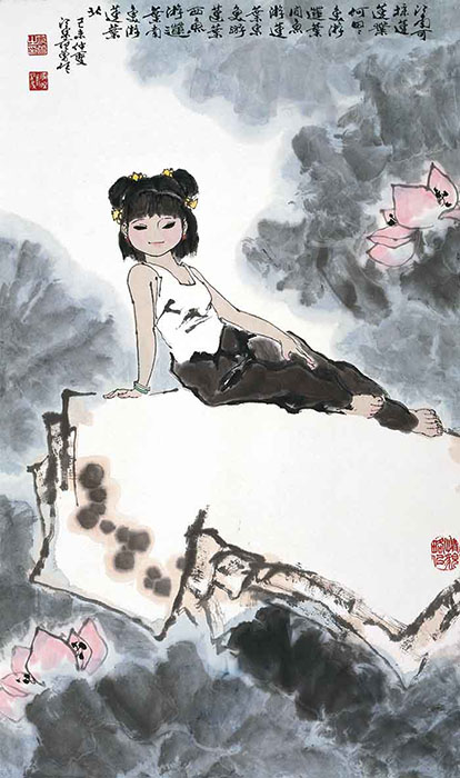 松田基コレクションⅩIV：こども学芸員が選ぶ夢二の名品／范曽美術館開館40周年記念 夢二と范曽の詩情 夢二郷土美術館 本館-3