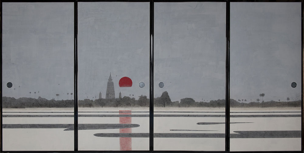 畠中光享 日本画展　清浄光明を描く 相国寺承天閣美術館-2