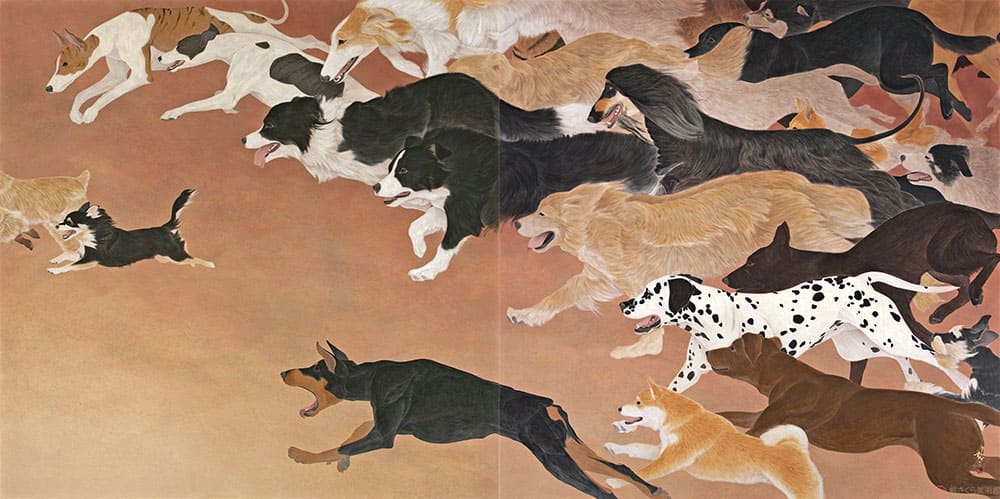 現代鳥獣戯画 郷さくら美術館-10