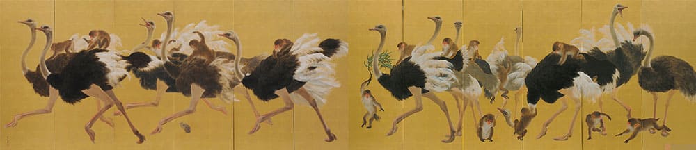 現代鳥獣戯画 郷さくら美術館-3