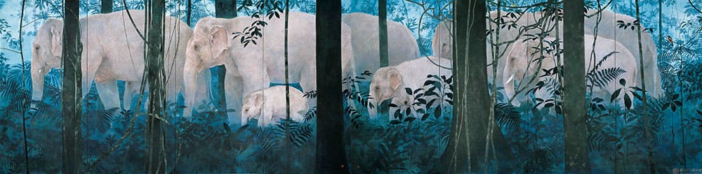 現代鳥獣戯画 郷さくら美術館-6