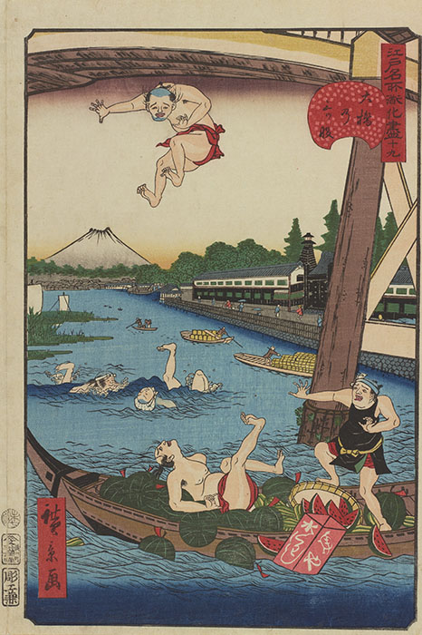 歌川広景 お笑い江戸名所 太田記念美術館-8