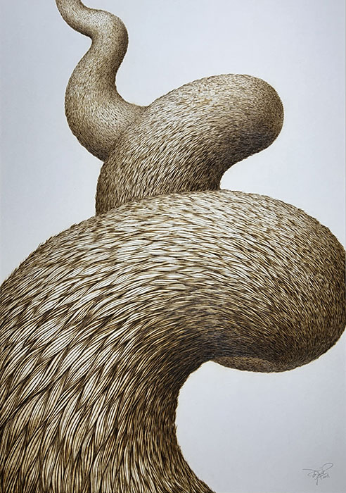 焼絵　茶色の珍事 板橋区立美術館-4