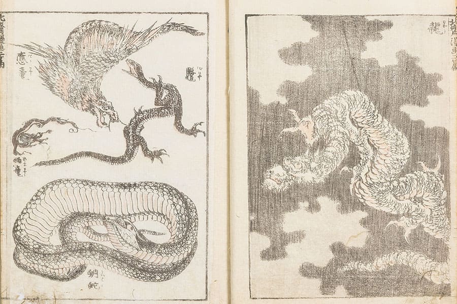 北斎を魅了した天舞う瑞獣 〜龍・鳳凰〜 北斎館-2