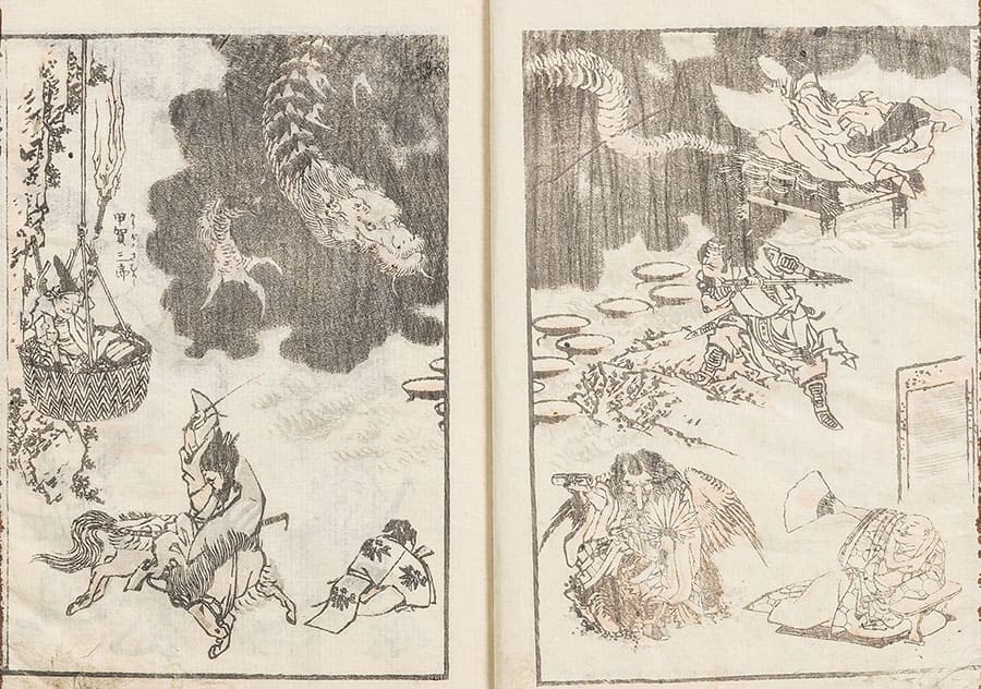 北斎を魅了した天舞う瑞獣 〜龍・鳳凰〜 北斎館-3