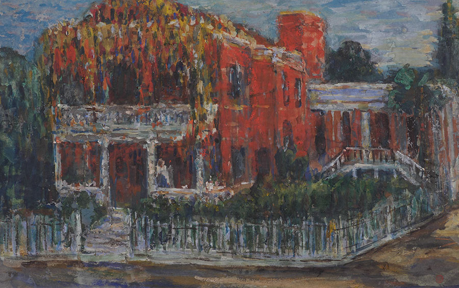 遥かなるイタリア　川村清雄と寺崎武男 目黒区美術館-6