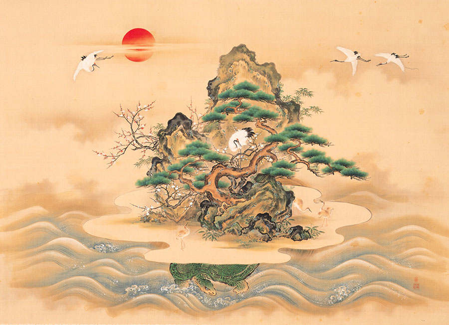 西宮市100周年 めでたい松展 祝いましょう。松の絵さまざま 西宮市大谷記念美術館-1