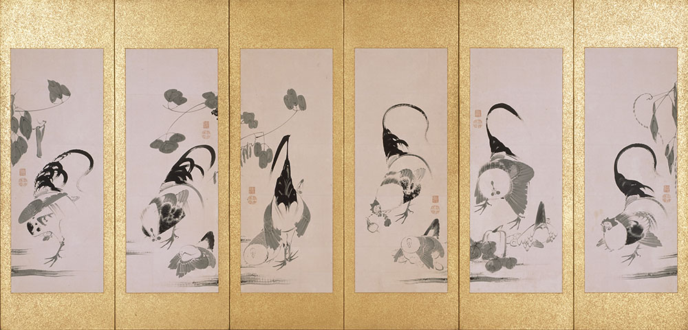 企画展「屏風　黄金の調度」 相国寺承天閣美術館-12