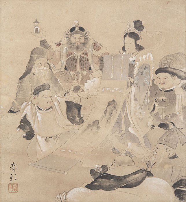 企画展「人々を援(たす)け寄り添う神と仏-道釈人物画の世界」 大倉集古館-1