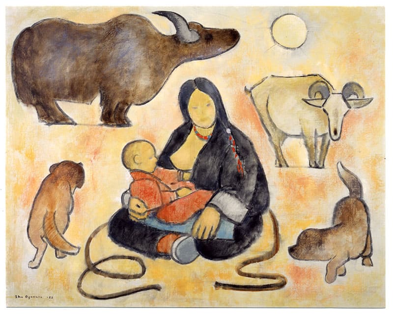 特別企画展　神田日勝記念美術館×小川原脩記念美術館所蔵作品交換展「二人の歩んだ道」 神田日勝記念美術館-8