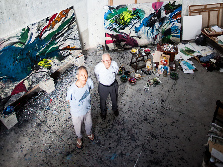 みんなの画材 －山本文房堂の的野さんは、野見山暁治さんとともにこの街を励まし続けた 福岡県立美術館-1