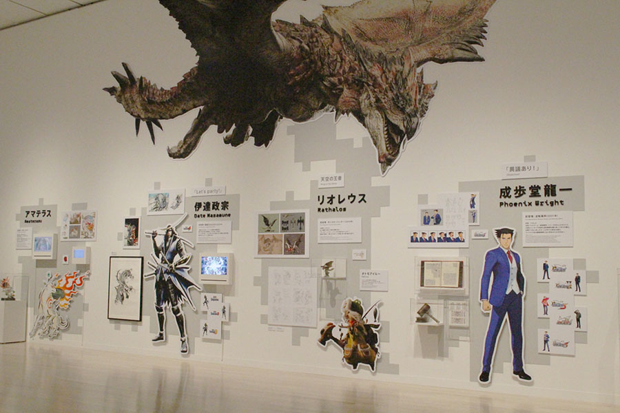 大カプコン展 世界を魅了するゲームクリエイション 新潟県立万代島美術館-4