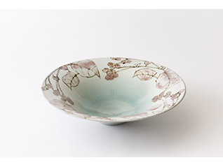 鉄絵銅彩　神谷紀雄陶展　春風陶花