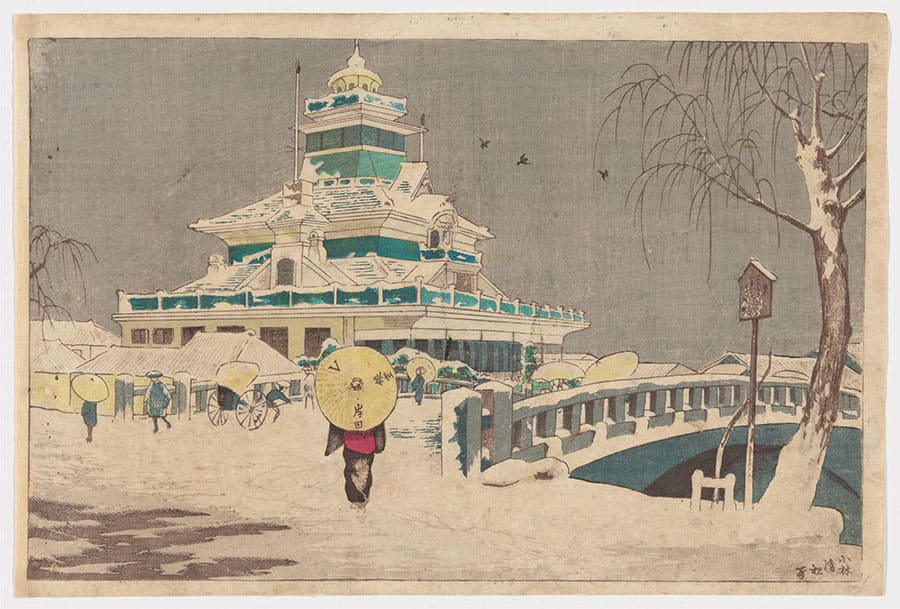 トワイライト、新版画―小林清親から川瀬巴水まで 三菱一号館美術館-3