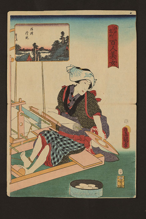 徹底解剖！浮世絵で見る江戸のライフスタイル―国貞・英泉・芳年の描いた『粋な』女たち 芦屋市立美術博物館-6