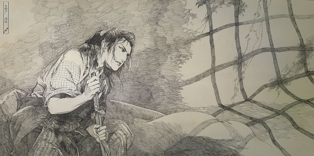 伊藤彦造展　～美剣士の血とエロティシズム～ 弥生美術館-5