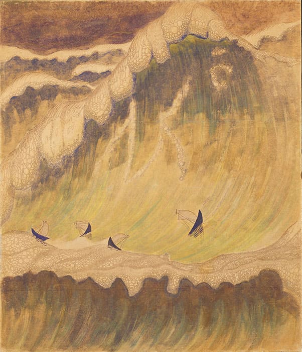 チュルリョーニス展 内なる星図 国立西洋美術館-14