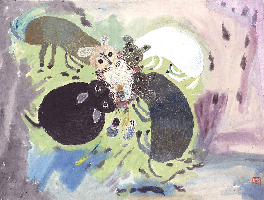 簪（かんざし）—位里、俊、スマの名作選 原爆の図 丸木美術館-3