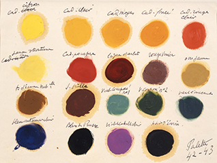 特別展　巨匠たちのパレット展