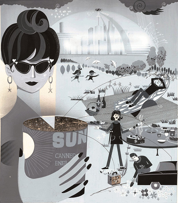 愛媛／松山ミュージアムストリート特別企画　真鍋博　カコをみる、イマをみる、ミライをみる 愛媛県美術館-6