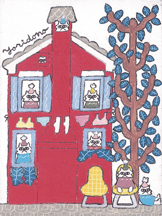 yoridono個展  ―  建物と、猫と、ときどき車。 アートギャラリー梅田（大丸梅田店11F）-4