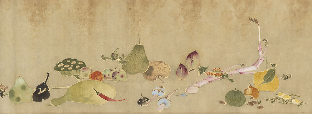 若冲にトリハダ！ 野菜もウリ！ 福田美術館-1