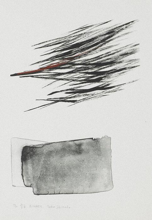 桃紅リトグラフ 岐阜現代美術館-5