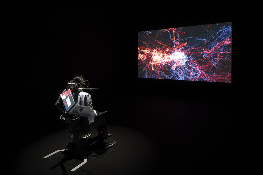 知覚の大霊廟をめざして——三上晴子のインタラクティヴ・インスタレーション NTTインターコミュニケーション・センター［ICC］-1