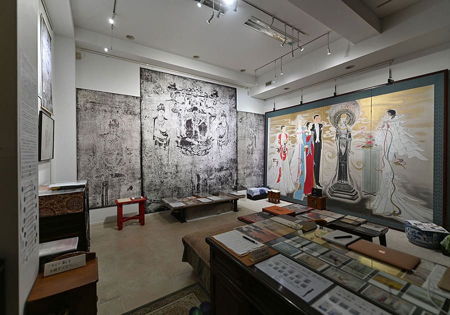 芸工展2025「法隆寺金堂壁画複製印刷と丸井金猊＊観音圖」 丸井金猊ラボ∞谷中Ｍ類栖/1f-10