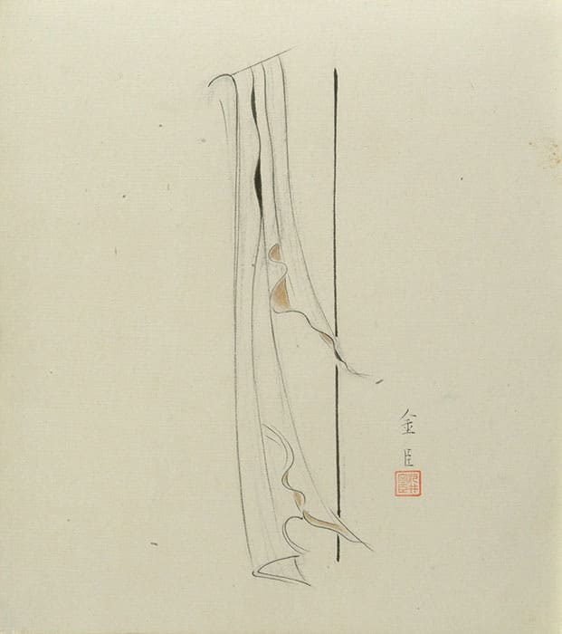 芸工展2025「法隆寺金堂壁画複製印刷と丸井金猊＊観音圖」 丸井金猊ラボ∞谷中Ｍ類栖/1f-8