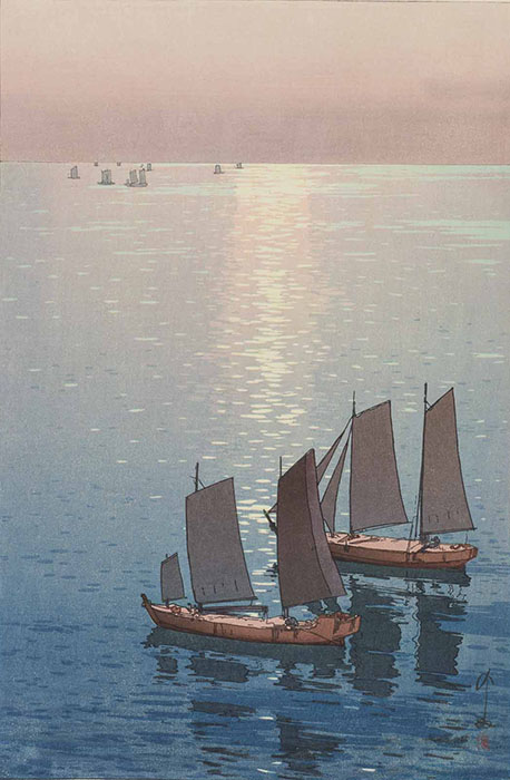 光る海　吉田博展 MOA美術館-1