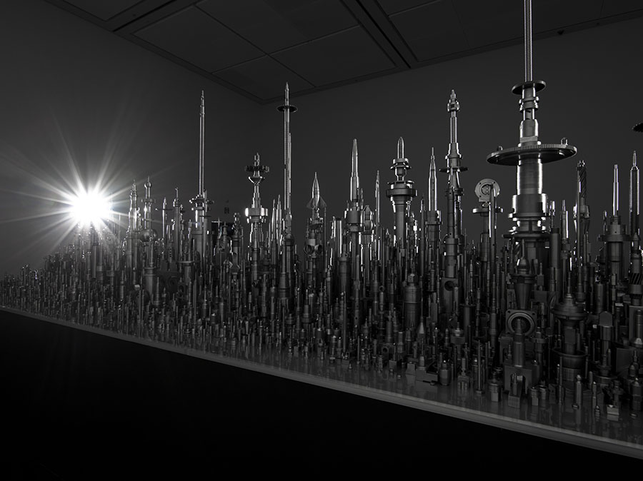 メタル展　榎忠、遠藤麻衣子、エロディ・ルスール 銀座メゾンエルメス  ル・フォーラム-4