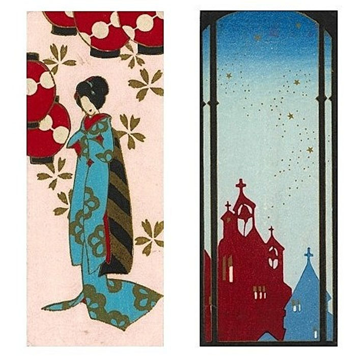 大正ロマンの小さな美 絵封筒の世界展 ―夢二・かいちを中心に、名もなき図案家まで― 竹久夢二美術館-3