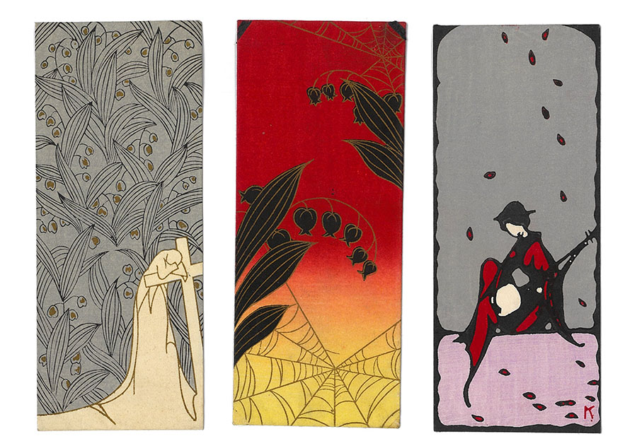 大正ロマンの小さな美 絵封筒の世界展 ―夢二・かいちを中心に、名もなき図案家まで― 竹久夢二美術館-4