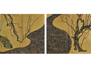 名品展　国宝「紅白梅図屏風」